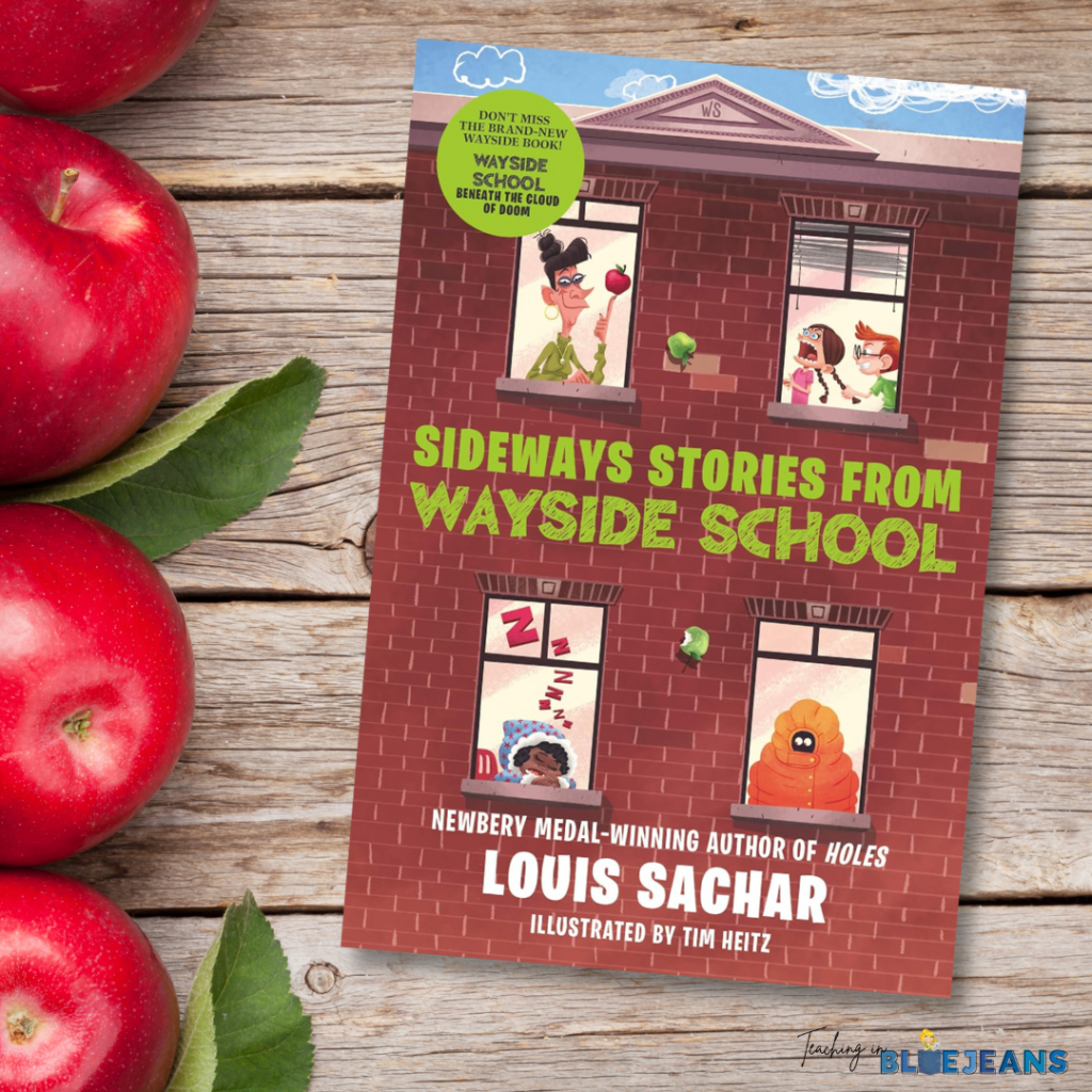 This image showcases the chapter book, "Sideways Stories from Wayside School".