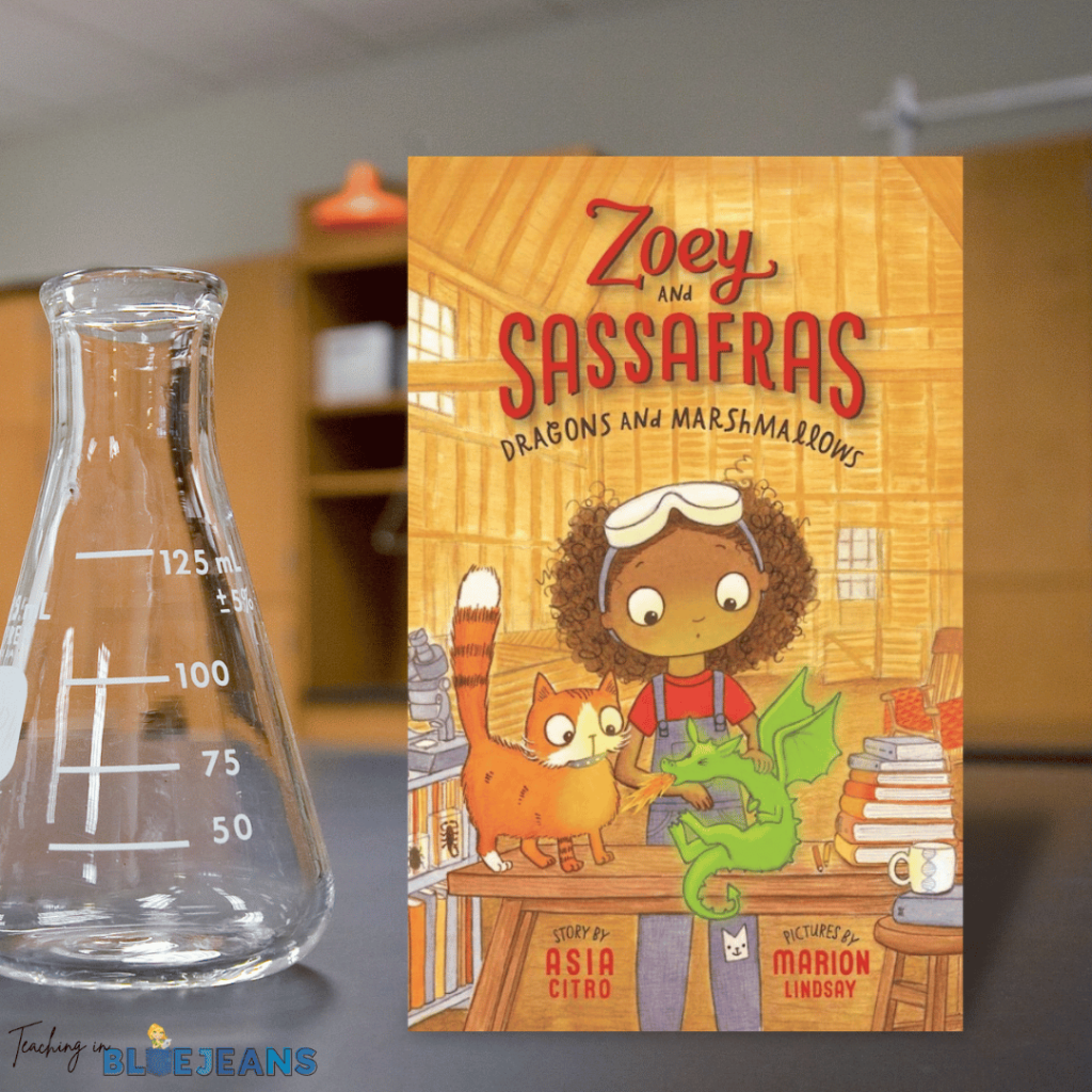 This image shows the book about science "Zoey and Sassafrass".
