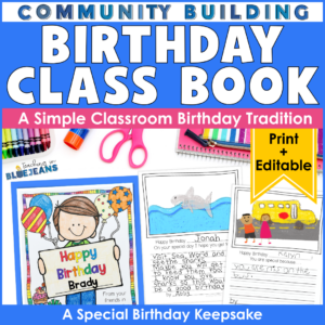 Celebrate student birthdays in the classroom with the Happy Birthday Class book.