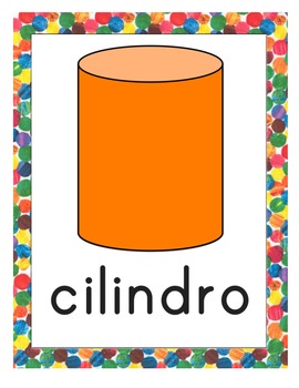 Eric Carle Inspired Classroom - Shape Posters - Spanish - Image 4