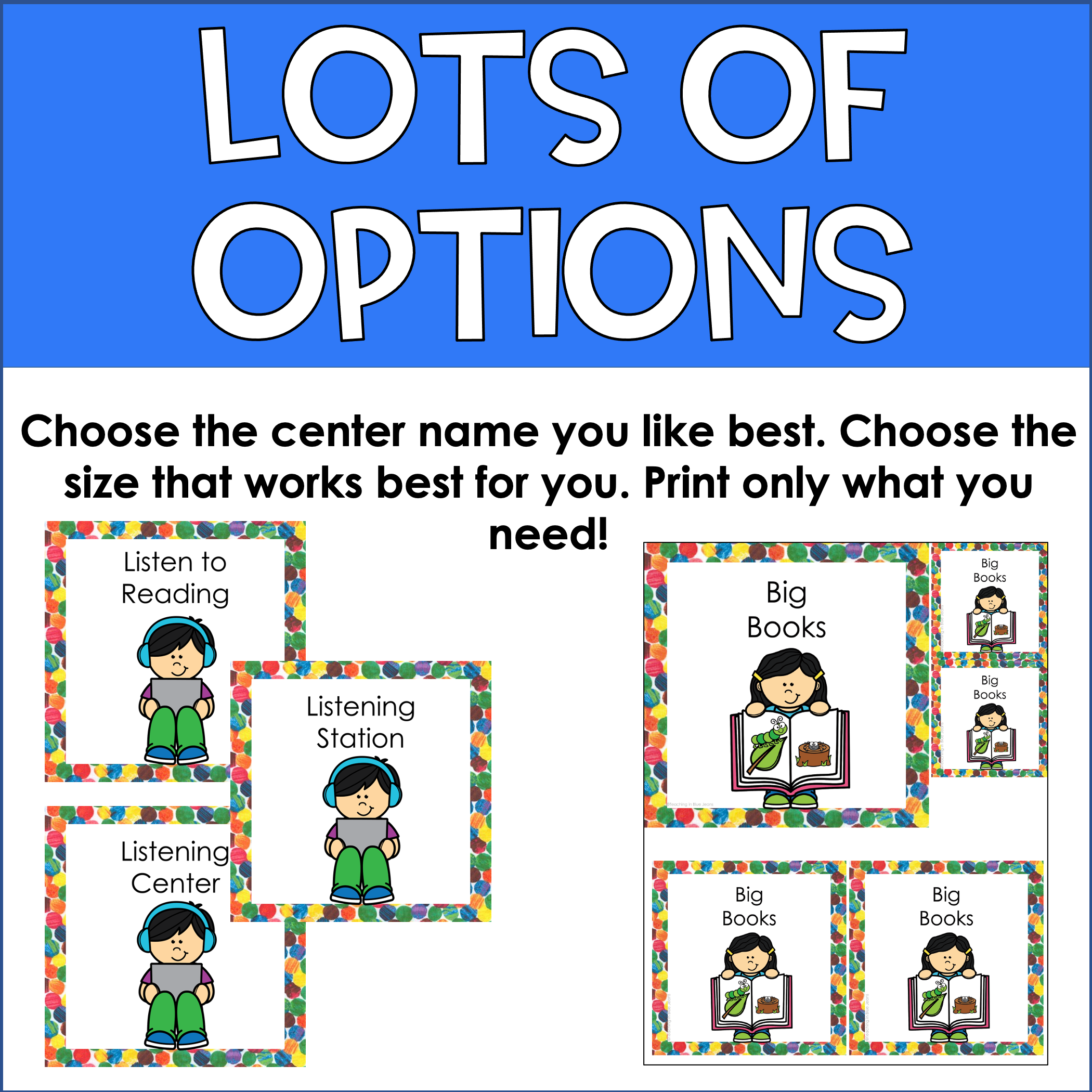 Prep and organize centers and center rotation with this comprehensive Center resource for the primary classroom. It has everything you need to get your centers running smoothly.