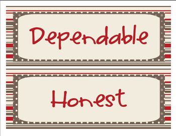 Sock Monkey Classroom Decor - Character Education Posters - Image 4