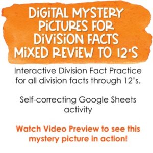 Digital Mystery Picture | Division Facts to 12's | Fall | Teaching in ...