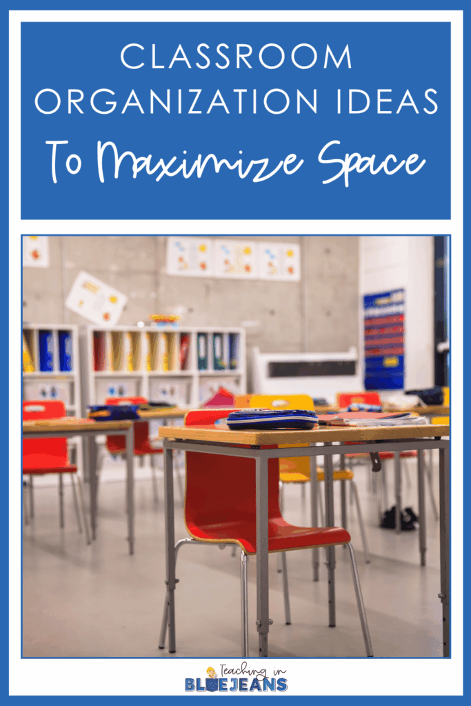 These classroom organization ideas will help you maximize the space in your classroom.  