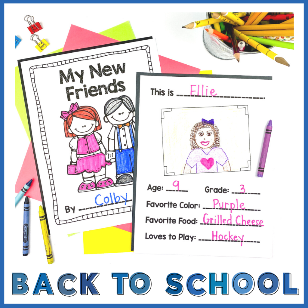 Resources and activities perfect for Back to School season and the beginning of the school year