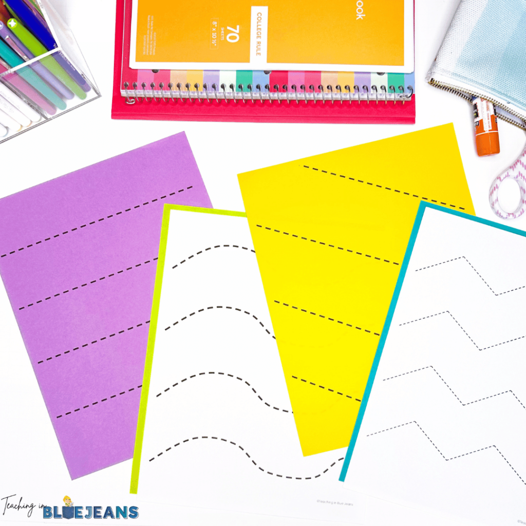 Having a variety of cutting lines available is key to giving students the practice they need.