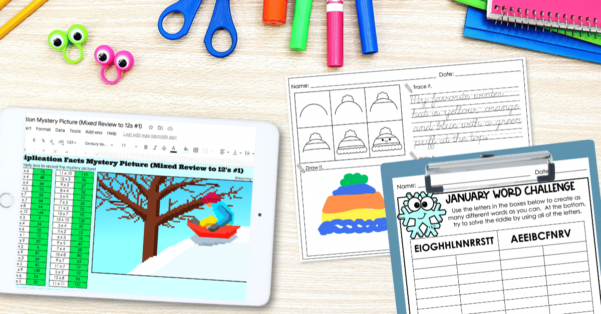5 Fun and Engaging Winter Activities for the Elementary Classroom