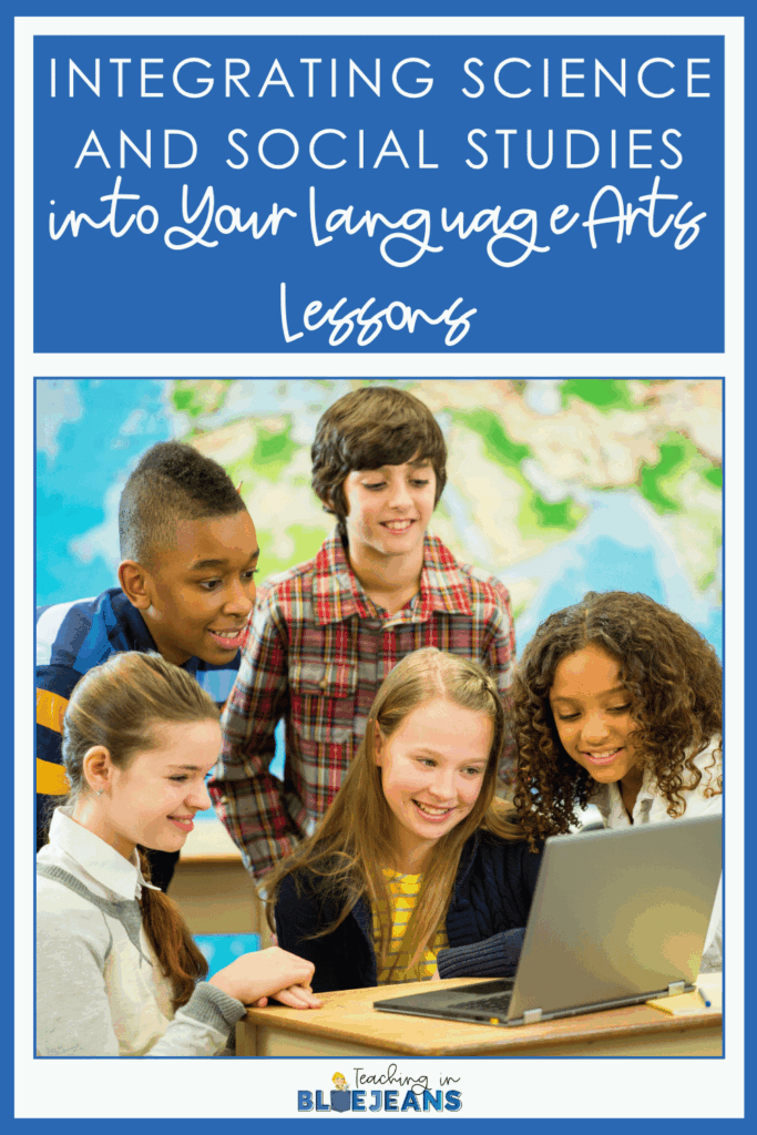 Integrating science and social studies into language arts in your classroom is a great way to maximize your time in the classroom as you address standards! In this post, I share some of my favorite ways to integrate other content areas into literacy lessons.
