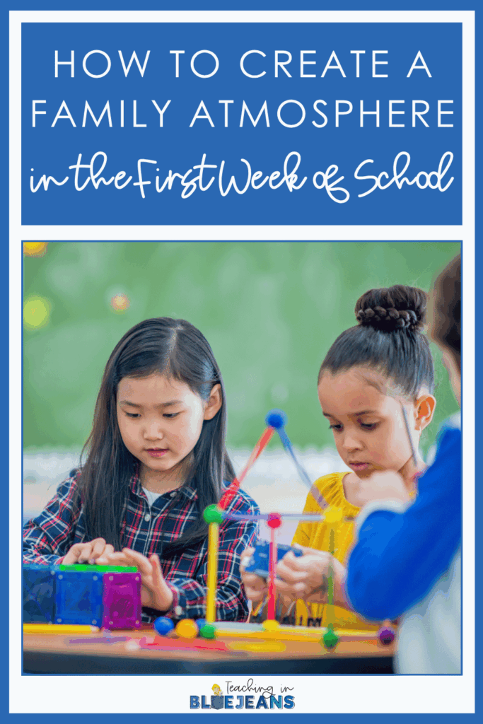 Wondering how to create a family atmosphere beginning in the very first week of school? I have some great ideas for you from read alouds to writing prompts that will help your class start feeling like a family from the beginning of the year.