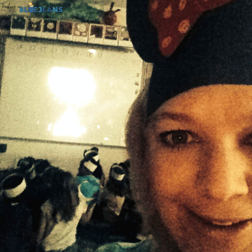 This photo highlights a virtual field trip to Disney World that I took with my students! They absolutely loved this experiential learning activity.