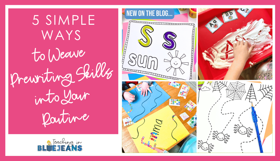 5 Simple Ways to Weave Prewriting Skills into Your Routine