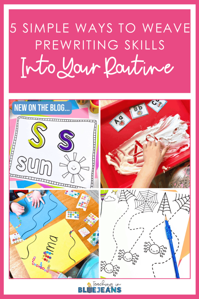Looking for ways to target prewriting skills in your kindergarten and preschool classrooms? This post is full of fun and simple prewriting activities that your students are sure to love!