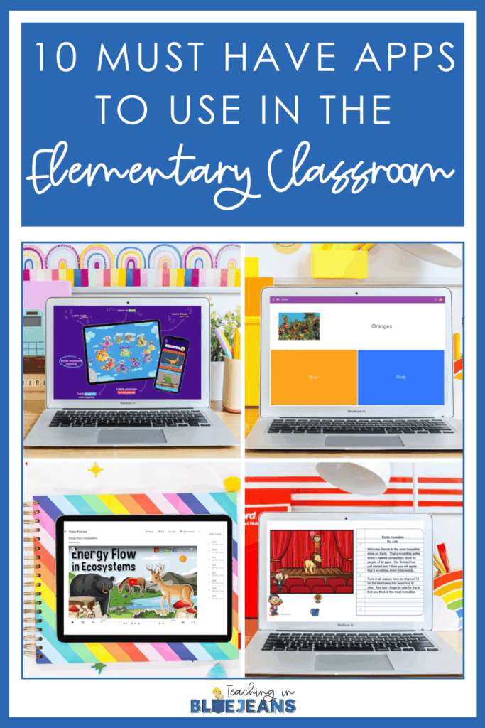 Looking to add some new apps to your classroom technology time this school year? If so, this post is for you! I share 10 must have apps to use in the elementary classroom that are perfect for quizzes, review and centers!