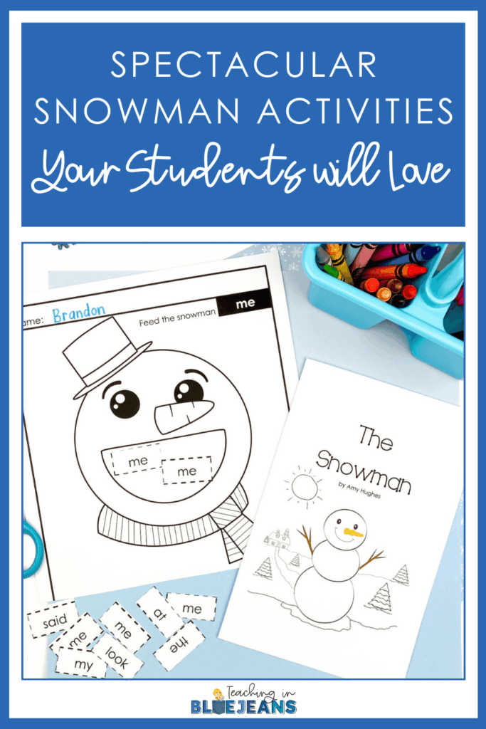 Your students will absolutely love these spectacular snowman activities! You can find great ideas for read alouds, snowman videos, and even more snowman themed activities that are fun and engaging.