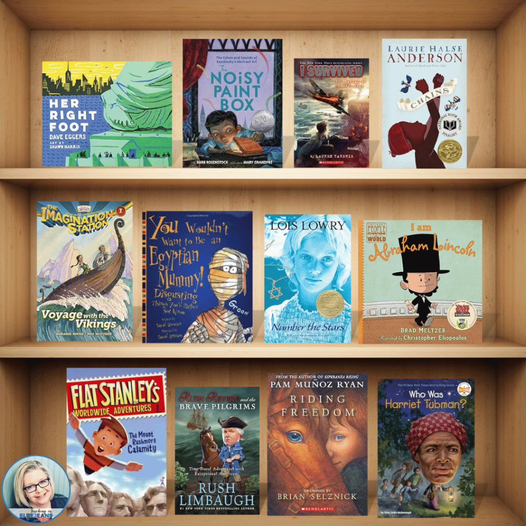 Finding the right books to teach students about history can make all of the difference in the unit that you are teaching.