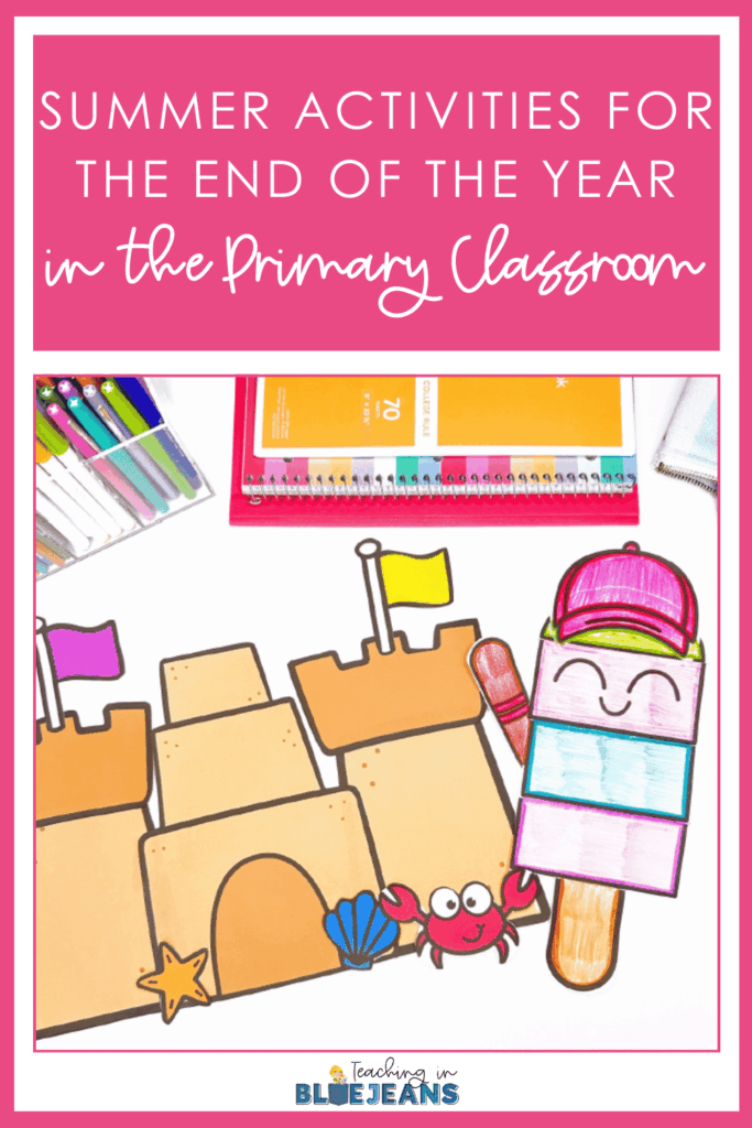 The end of the year in the primary classroom can be equal parts fun and crazy. This post will help you plan out activities for your last few weeks of school.