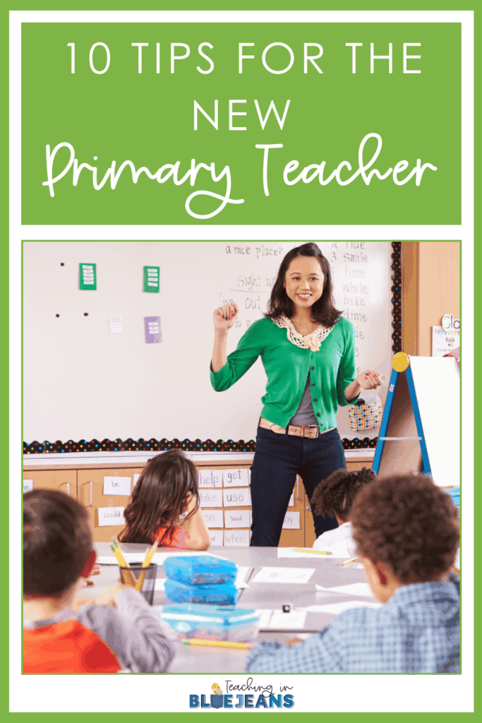 If you are a new primary teacher, save this post to read over!