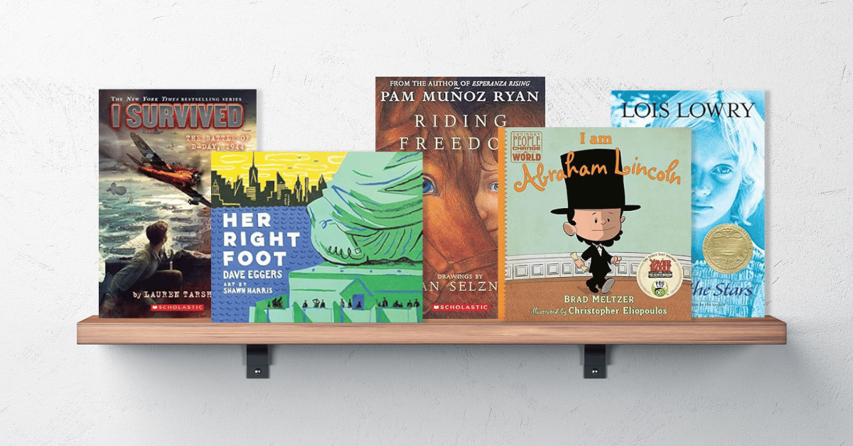 One of the best ways to bring history to life is through literature. These books are great for kids to read on their own or to use as read alouds.