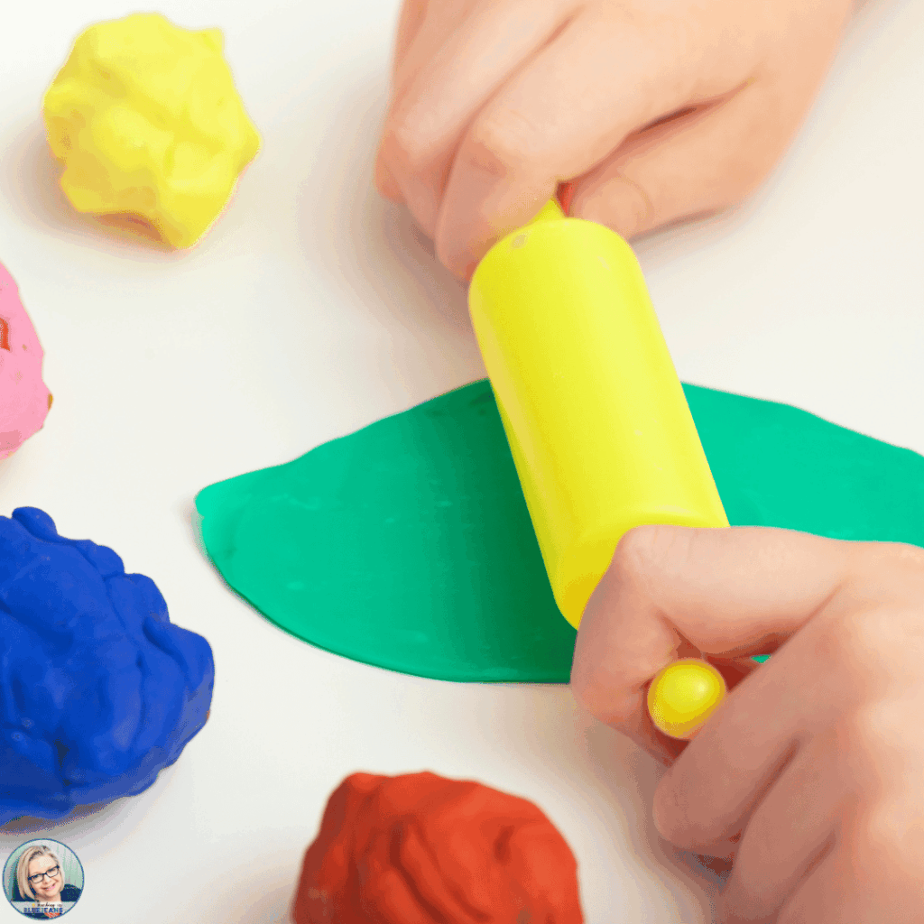 A great reason to incorporate playdough activities is that they are forgiving. When students make a mistake, they can squish and start over.