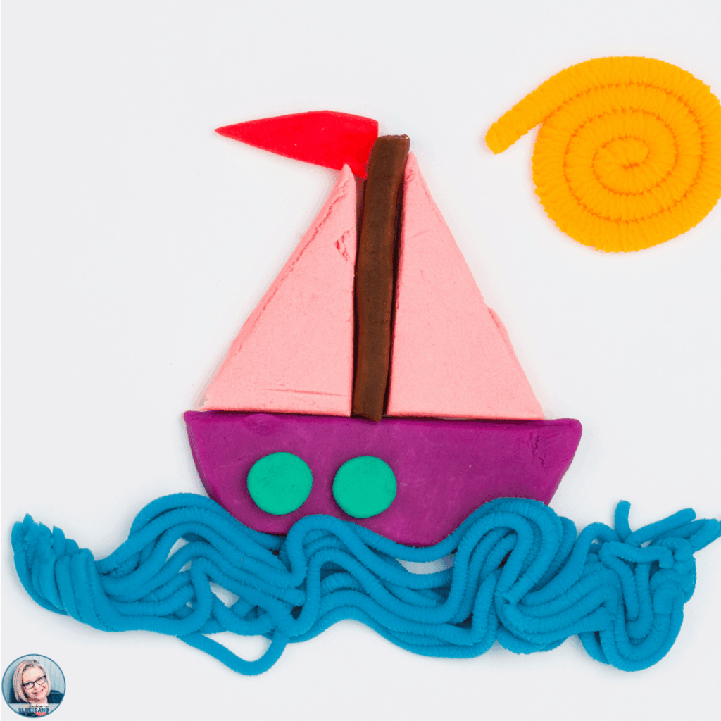 Another great playdough activity is using playdough to summarize a story or recreate a setting or character.