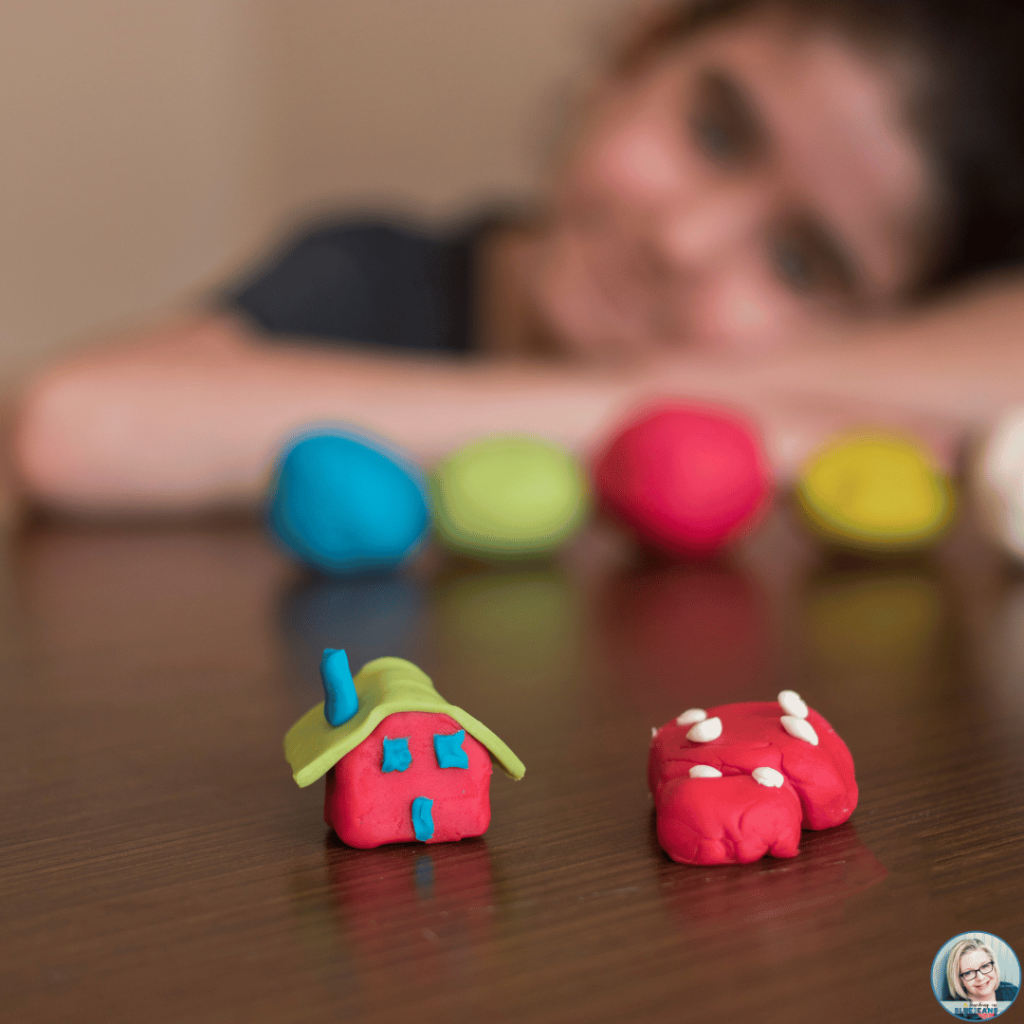 Having students create key events with playdough and place them in order is a great way to practice sequencing.