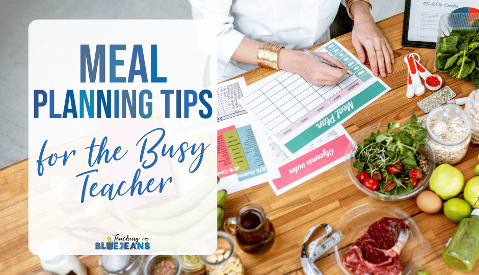These meal planning tips for busy teachers can help take some stress out of your week!