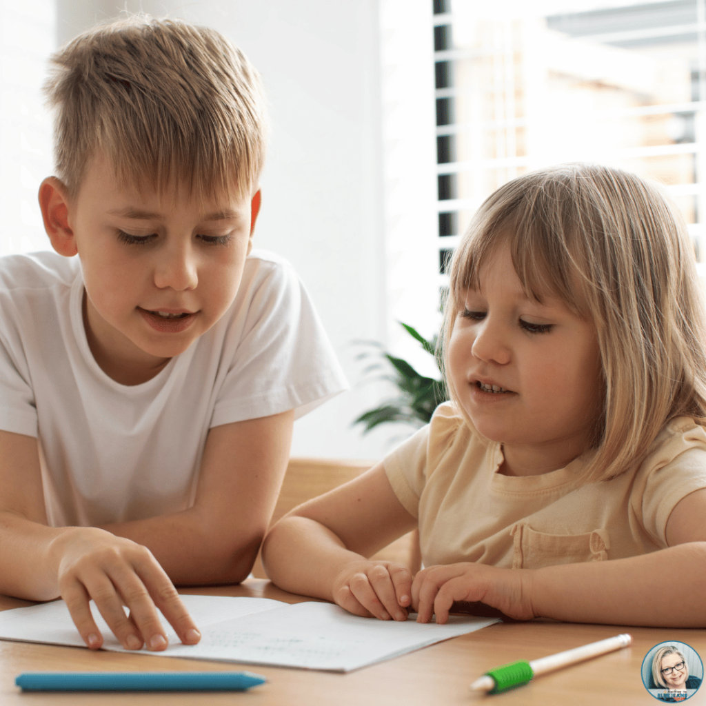 Allowing buddies to introduce themselves and complete an introductory activity is the perfect way to start buddy classes.