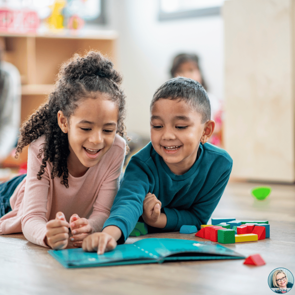 Simple hands-on tasks and clear instructions are ideas to keep in mind when planning activities for buddy classes.