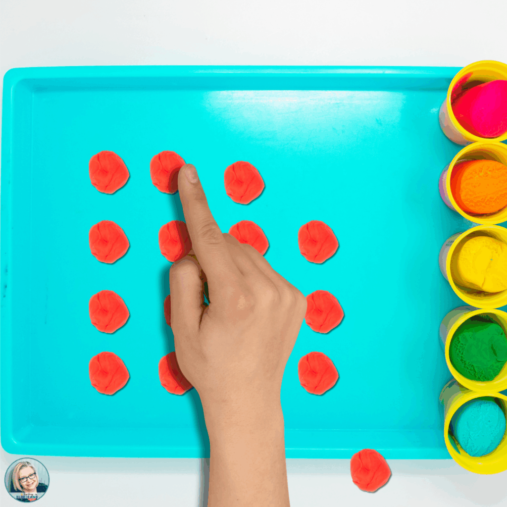 Using playdough activities to create fractions and model multiplication arrays is a lot more fun than base-ten blocks.