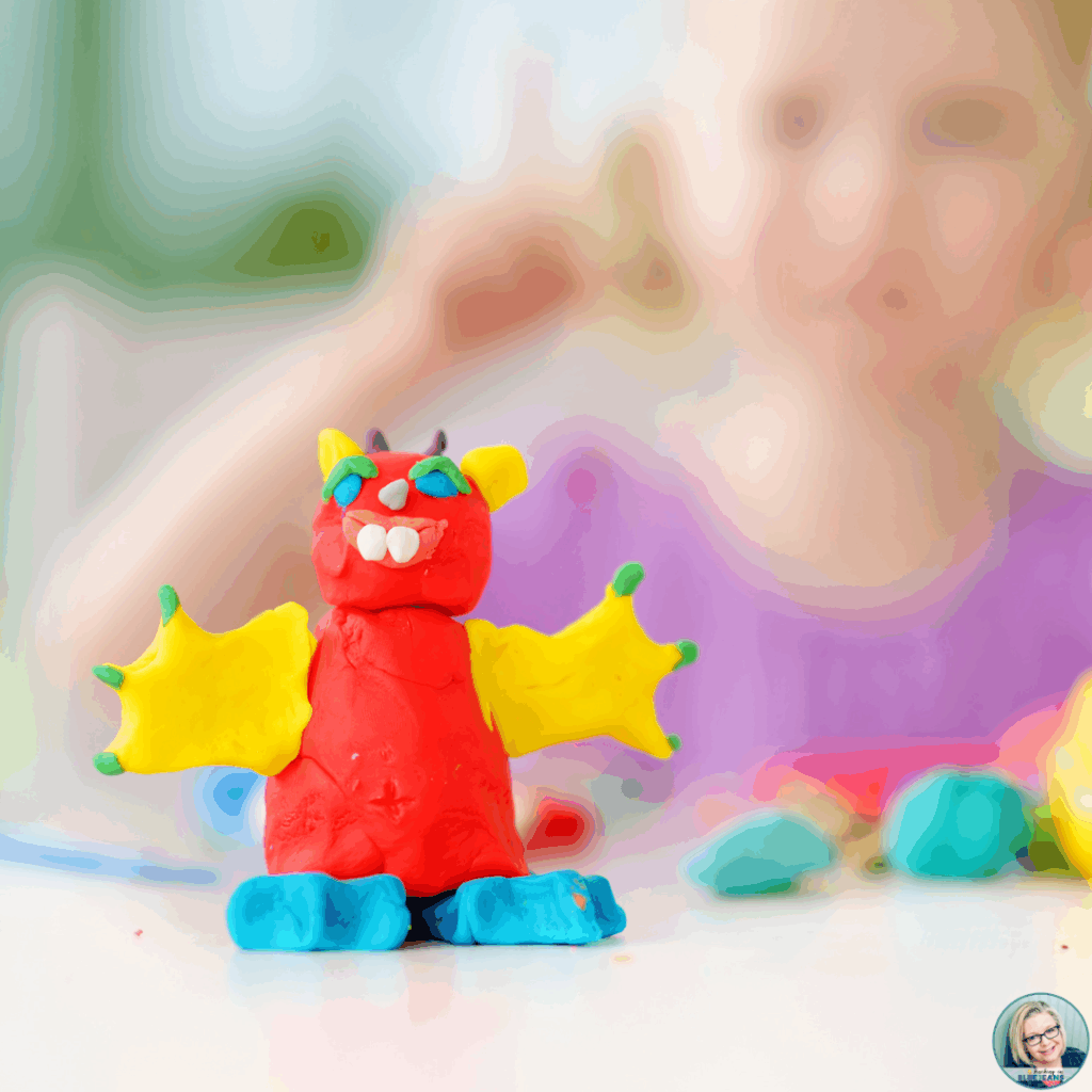 Playdough is a great prop for allowing students to retells stories and scenes that they have read.