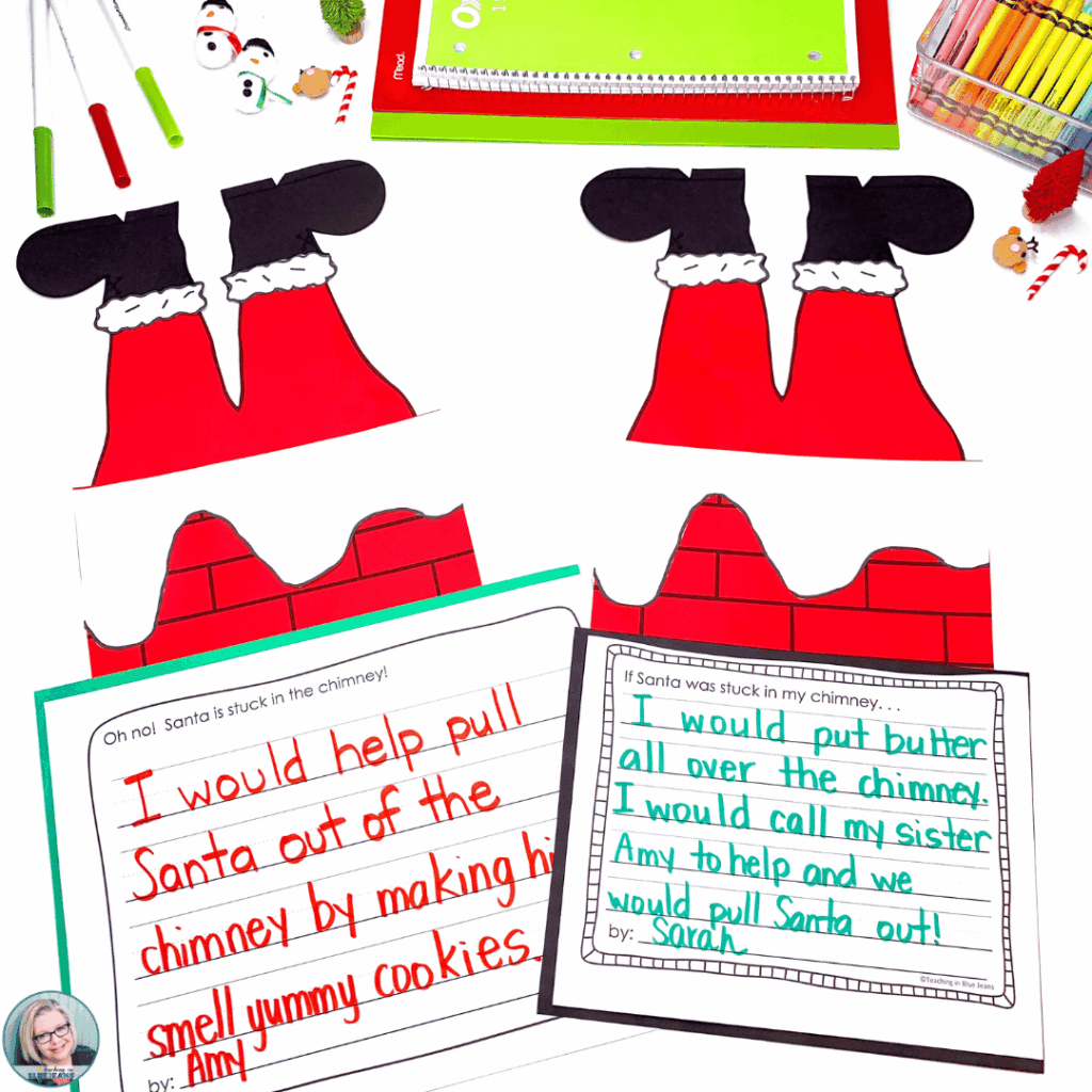 Add some more holiday fun to your writing plans with this Santa's Stuck activity.