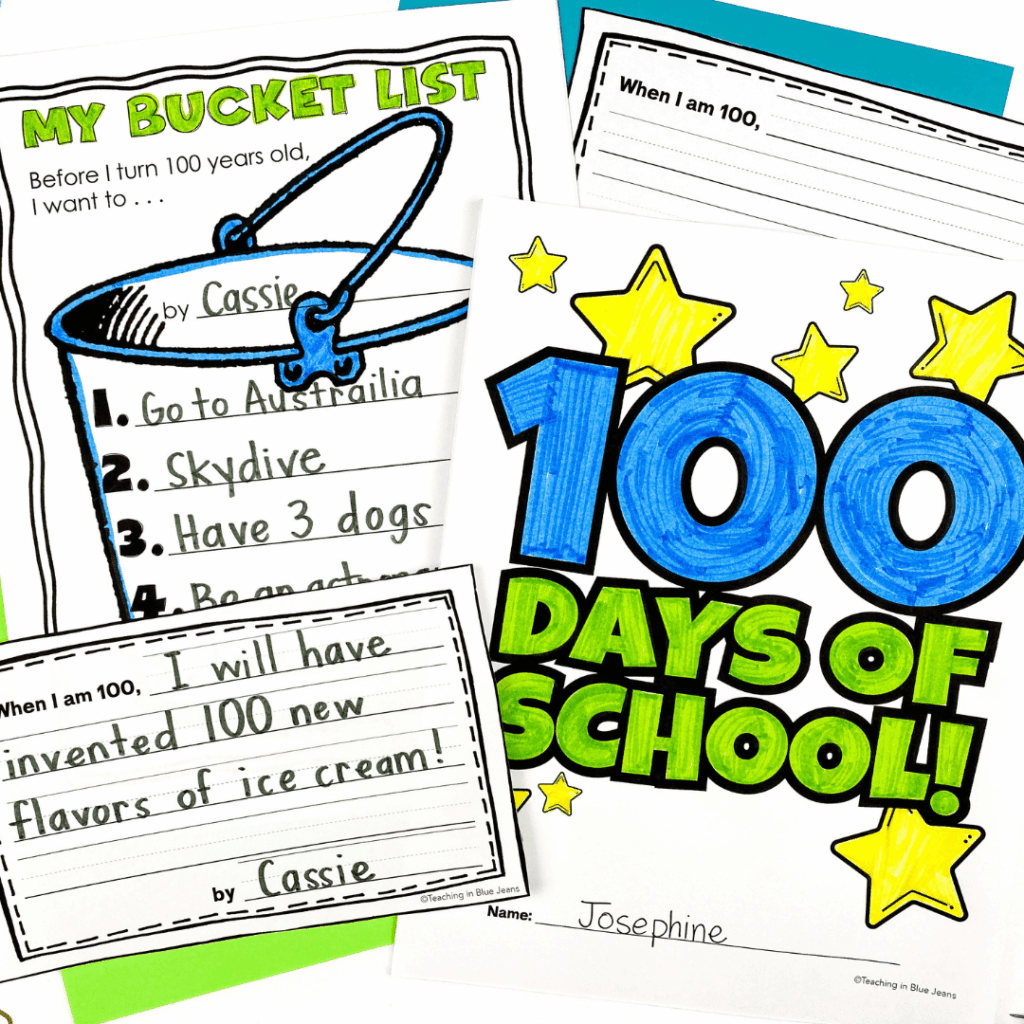 Another winter activity that is a fun way to celebrate is the 100th Day of School activities pack.