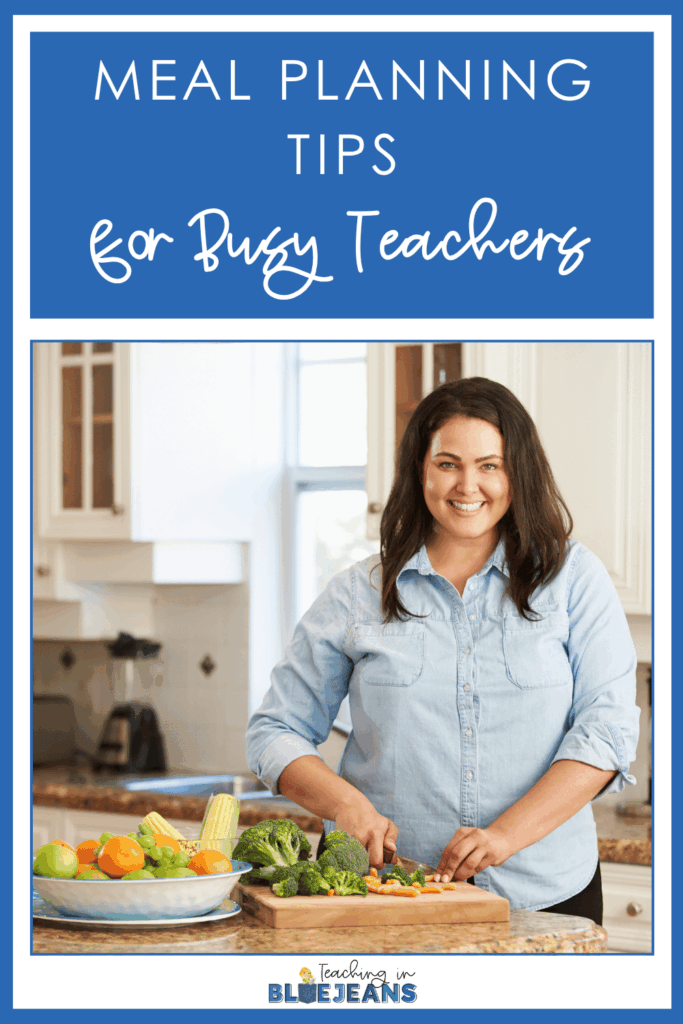 Weeknight dinners can add extra stress to your plate when you are a busy teacher! Try out these simple but effective meal planning tips for the busy teacher so you can avoid some of that stress, save time and still enjoy your family meals!