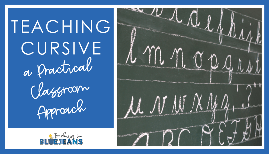 A practical approach to teaching cursive to elementary students.