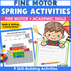Spring Fine Motor Activities for Preschool, Kindergarten, First Grade and Second Grade