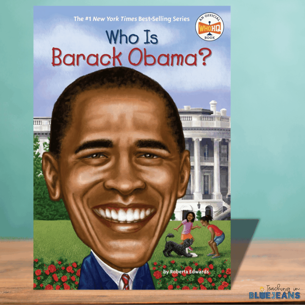 This engaging biography walks your kiddos through Barack Obama’s life from childhood to his historic presidency. 